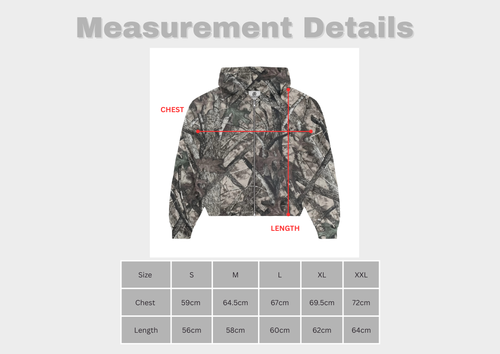 "DEVOTED BRANCH" ZIP UP HOODIE